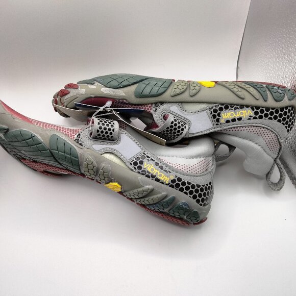 VIBRAM fivefingers W3493 Womens Size 37 (6.5/7) Bikila Grey Cream Berry - Picture 5 of 7